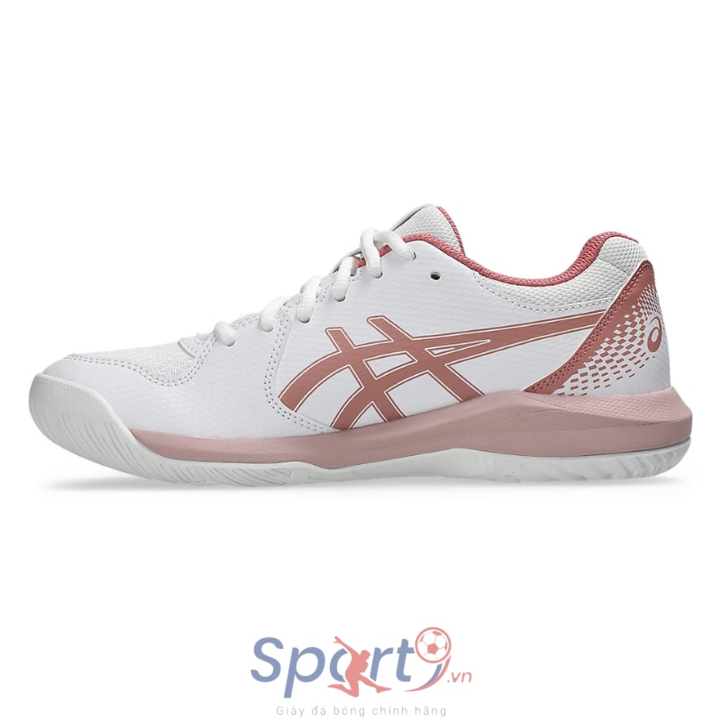 Giày Pickleball Asics Gel-Dedicate 8 Women’s – 1042A237-106 – White/Light Pink
