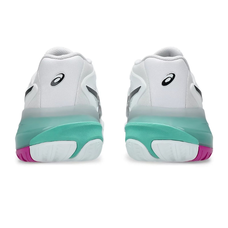 Giày pickleball Asics Gel Resolution X - 1041A487-103 - Trắng/Hồng/Xanh