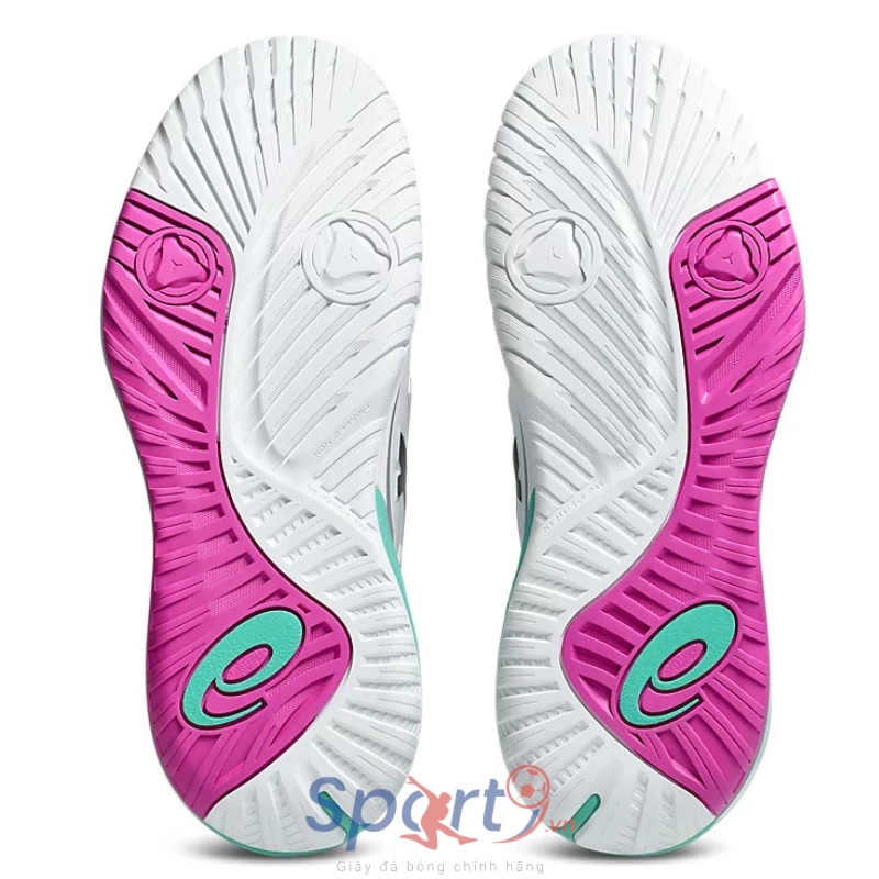 Giày pickleball Asics Gel Resolution X - 1041A487-103 - Trắng/Hồng/Xanh
