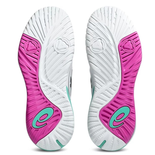 Giày pickleball Asics Gel Resolution X - 1041A487-103 - Trắng/Hồng/Xanh