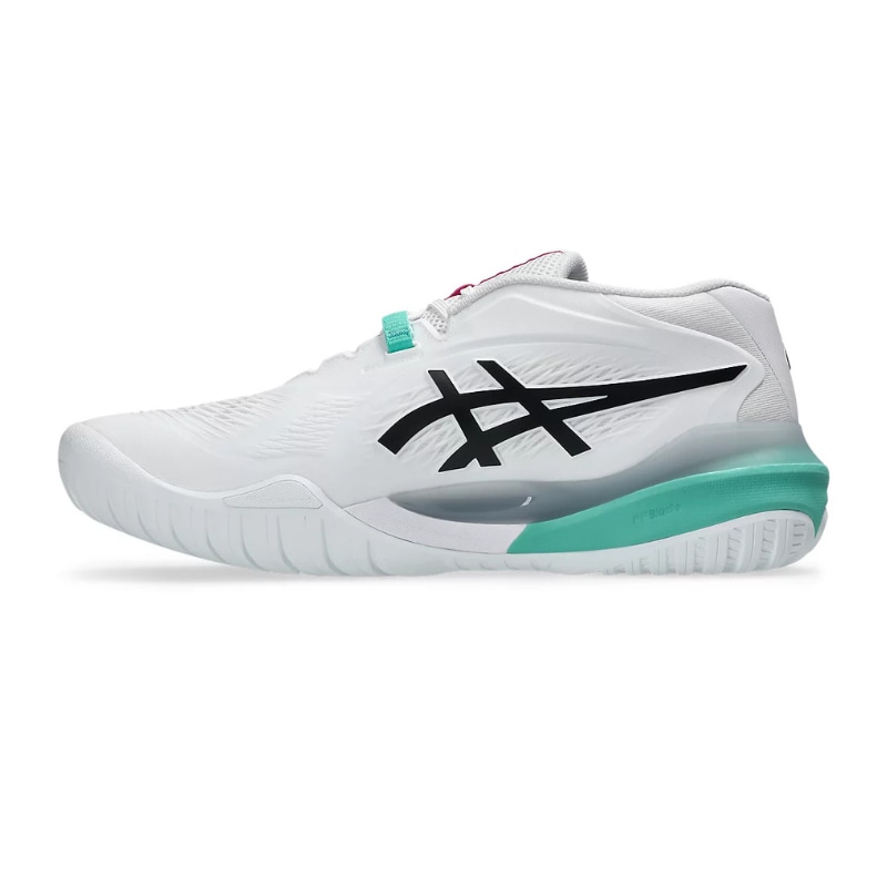 Giày pickleball Asics Gel Resolution X - 1041A487-103 - Trắng/Hồng/Xanh