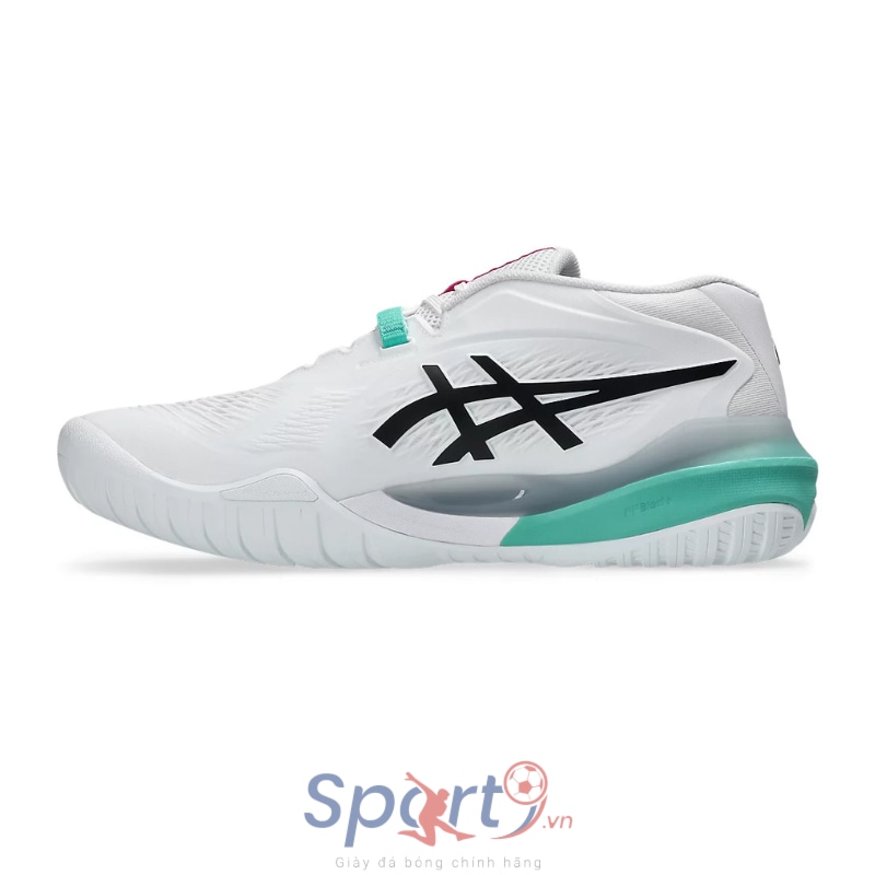 Giày pickleball Asics Gel Resolution X - 1041A487-103 - Trắng/Hồng/Xanh