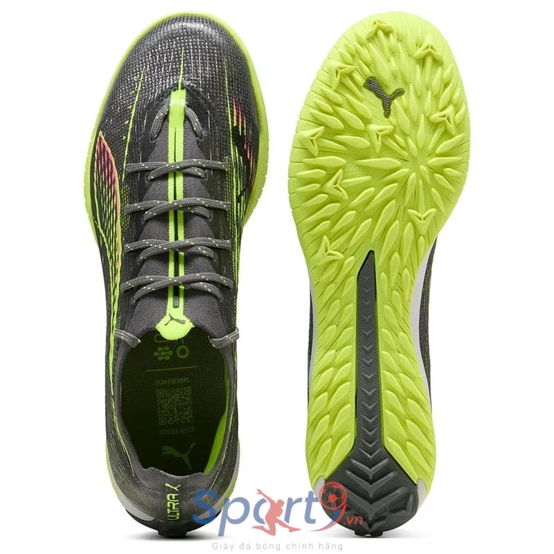 Puma Ultra 5 Pro Cage Low - Đen/Xanh - 108173 03