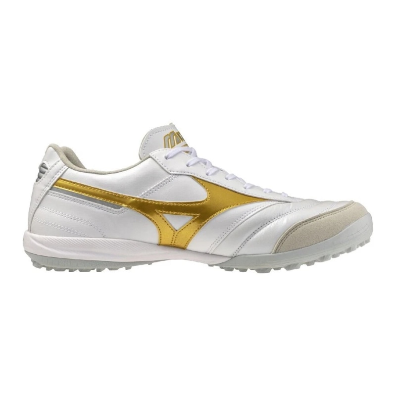 Mizuno Morelia Sala Elite TF - Trắng/Vàng Gold - Q1GB261250