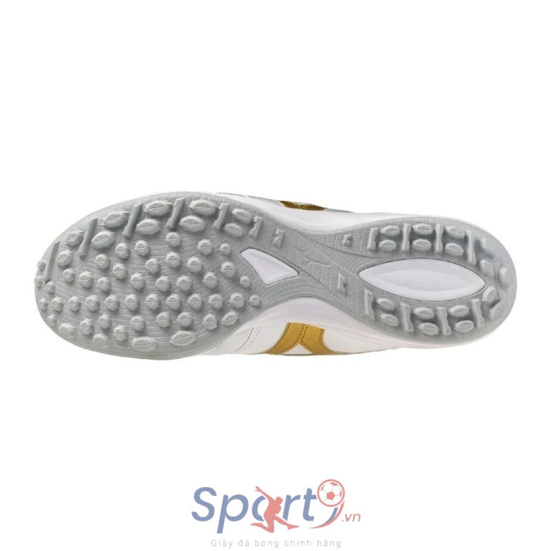 Mizuno Morelia Sala Elite TF - Trắng/Vàng Gold - Q1GB261250