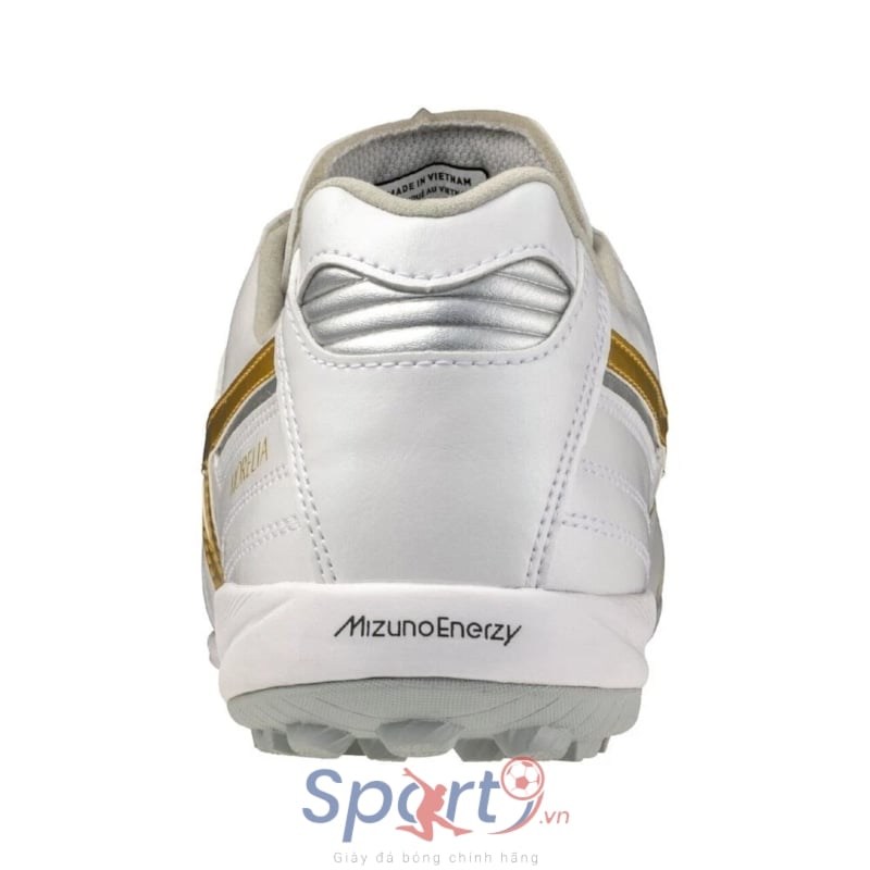 Mizuno Morelia Sala Elite TF - Trắng/Vàng Gold - Q1GB261250