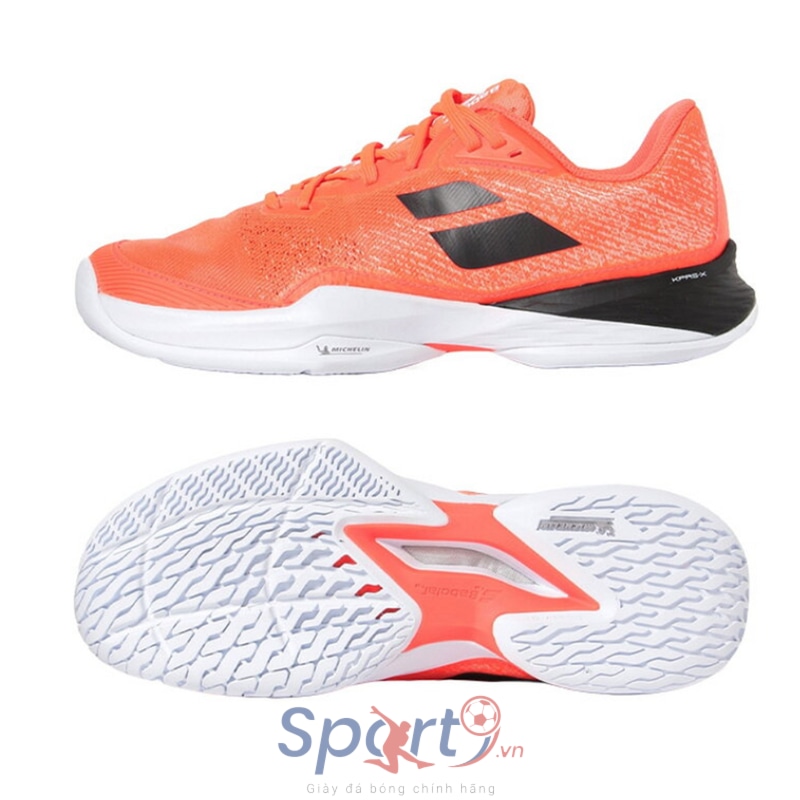 Giày Pickleball Babolat Jet Mach 3 AC - 30S24627-5059 - Màu Cam