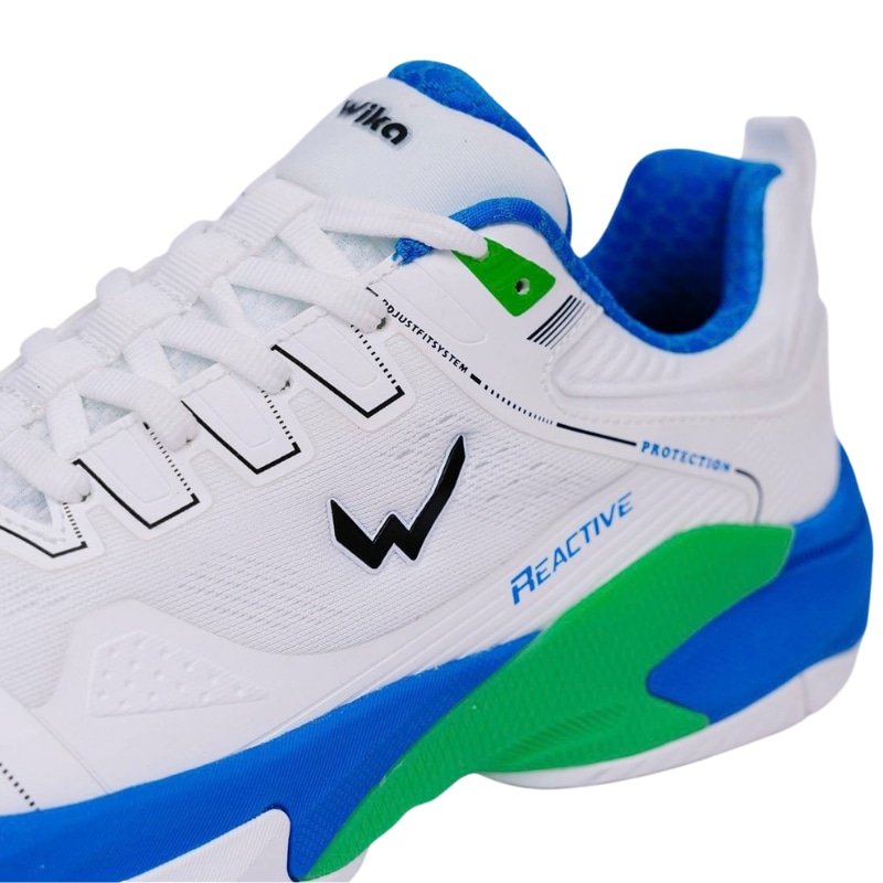 Giày Pickleball Wika Ruta Quang Dương - Trắng/Xanh