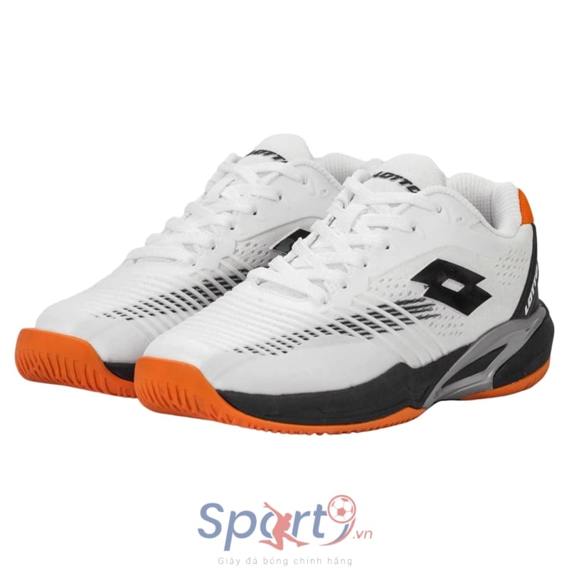 Giày Pickleball Lotto Francis - LOTTE250701O - Màu Trắng Cam