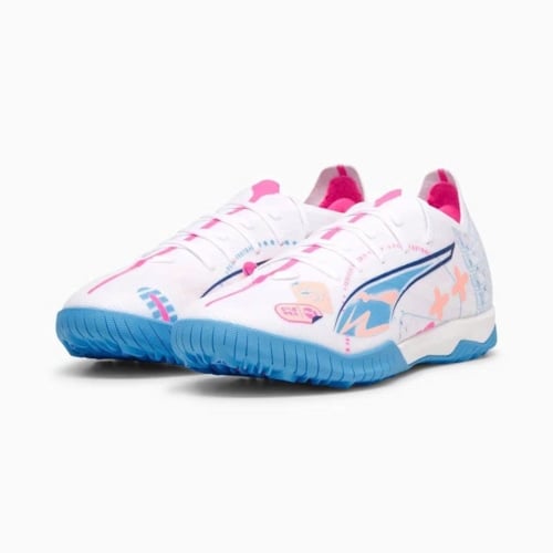 Puma Ultra 5 Match TT - Trắng/Xanh/Hồng - 108091 01
