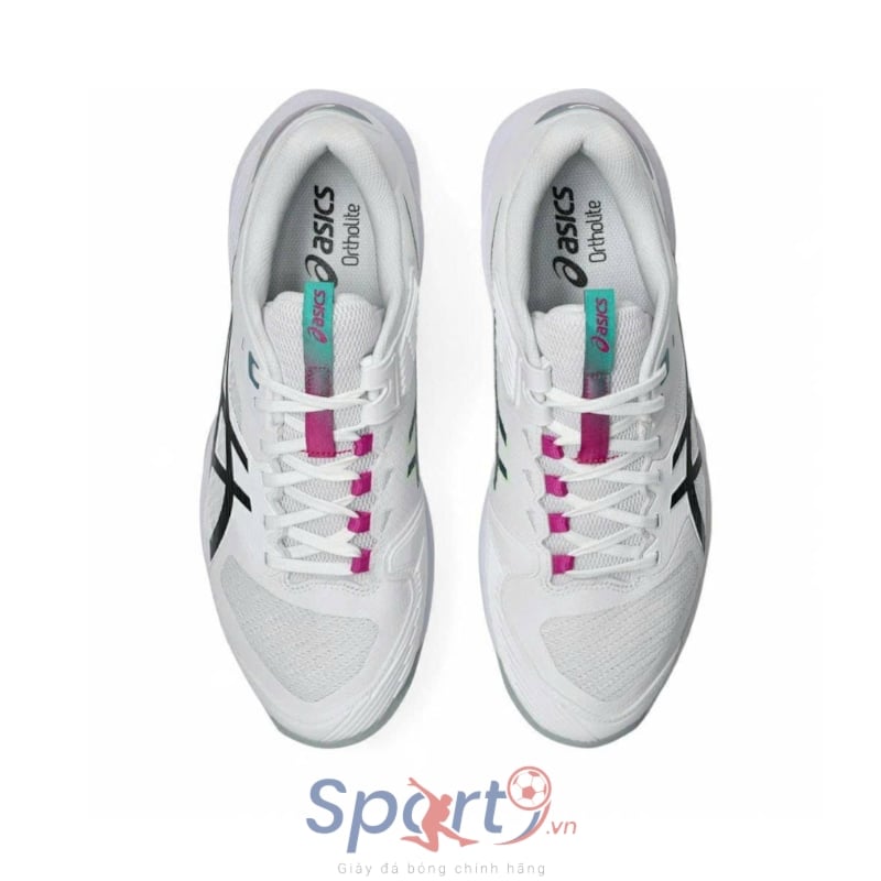 Giày Pickleball Asics Solution Speed FF 4 - 1041A532-101 - Trắng/Tím/Đen