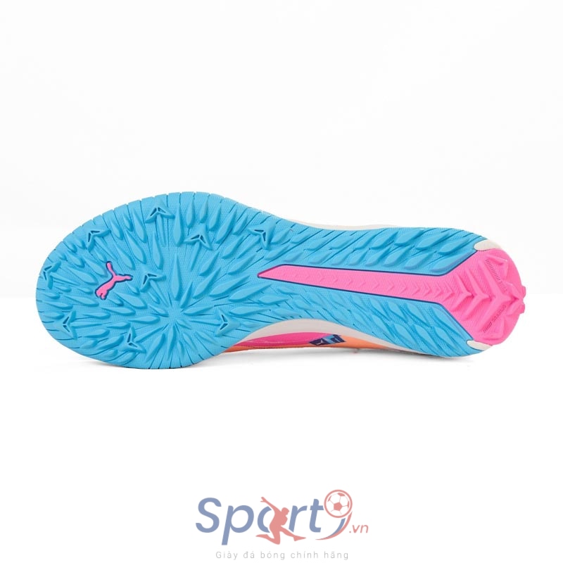 Puma Ultra 5 Match TT - Trắng/Xanh/Hồng - 108091 01