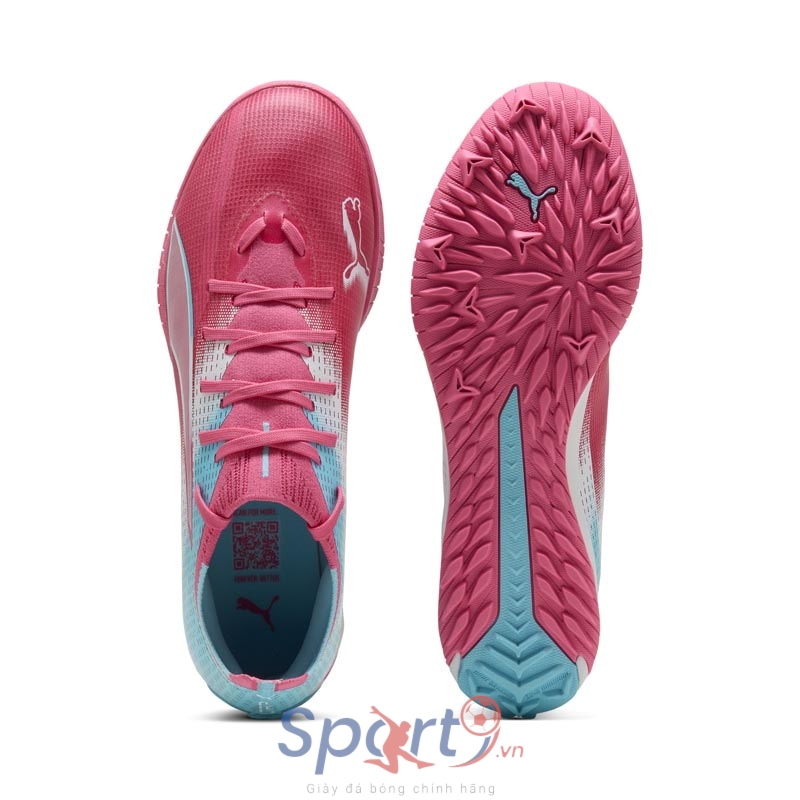 Puma Ultra 6 Match TT - Hồng/Xanh - 108766 01