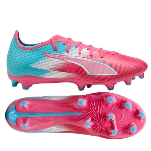 Puma Ultra 6 Match FG/AG - Hồng/Xanh - 108765 01
