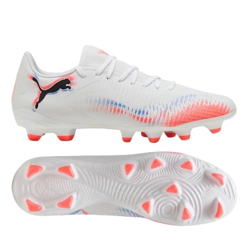 Giày Puma Future 8 Play FG/AG Untamed - Trắng/Cam - 108602 01