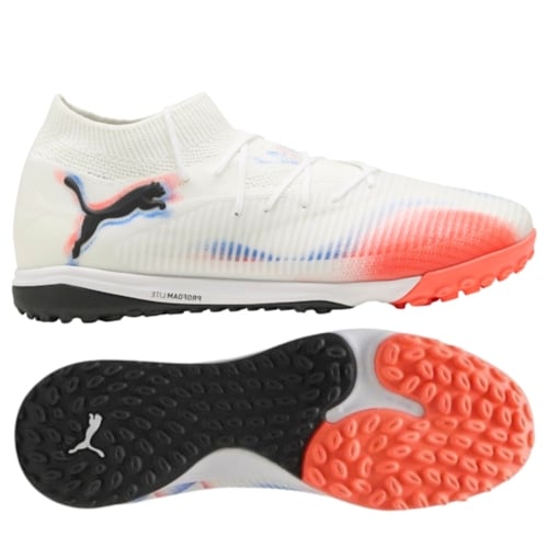 Puma Future 8 Pro Cage TF Untamed - Trắng/Cam - 108592 01