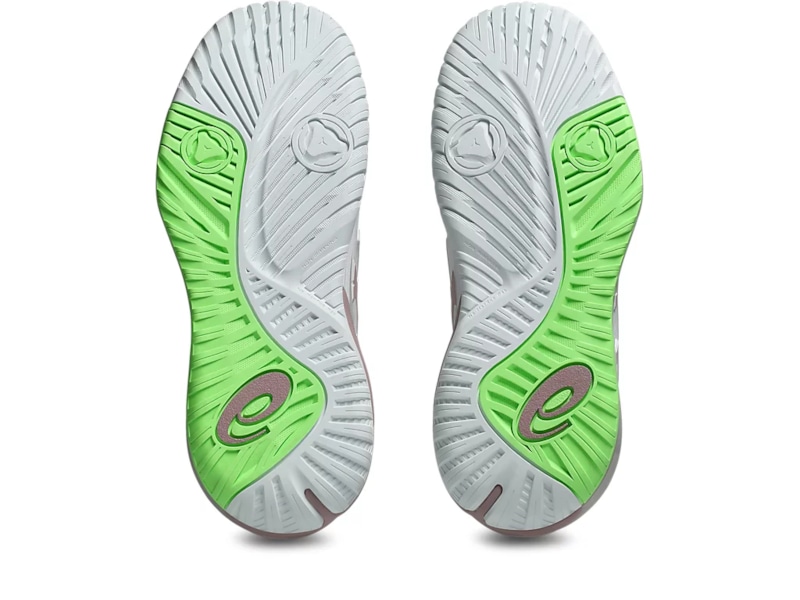 Giày pickleball Asics Gel Resolution X - 1042A279-104 - Trắng/Xanh Mạ