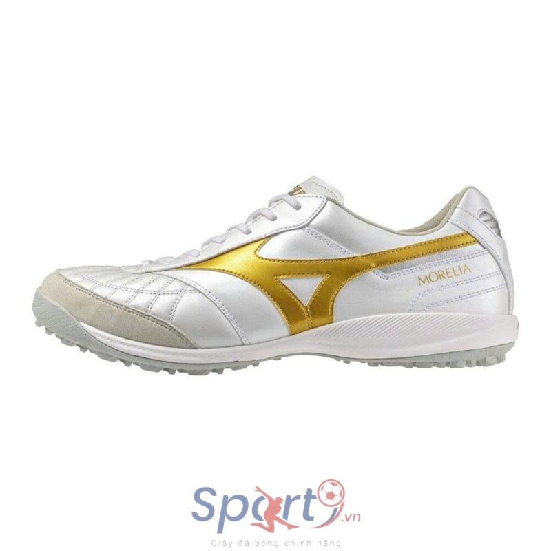 Mizuno Morelia Sala Japan TF - Trắng/Vàng Gold - Q1GB260250