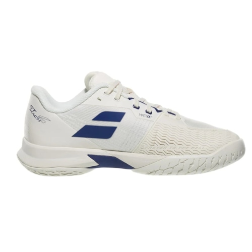 Giày Pickleball Babolat Jet Mach 4 All Court - Trắng/Xanh - BA30S26629B-1115