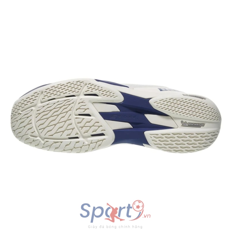 Giày Pickleball Babolat Jet Mach 4 All Court - Trắng/Xanh - BA30S26629B-1115