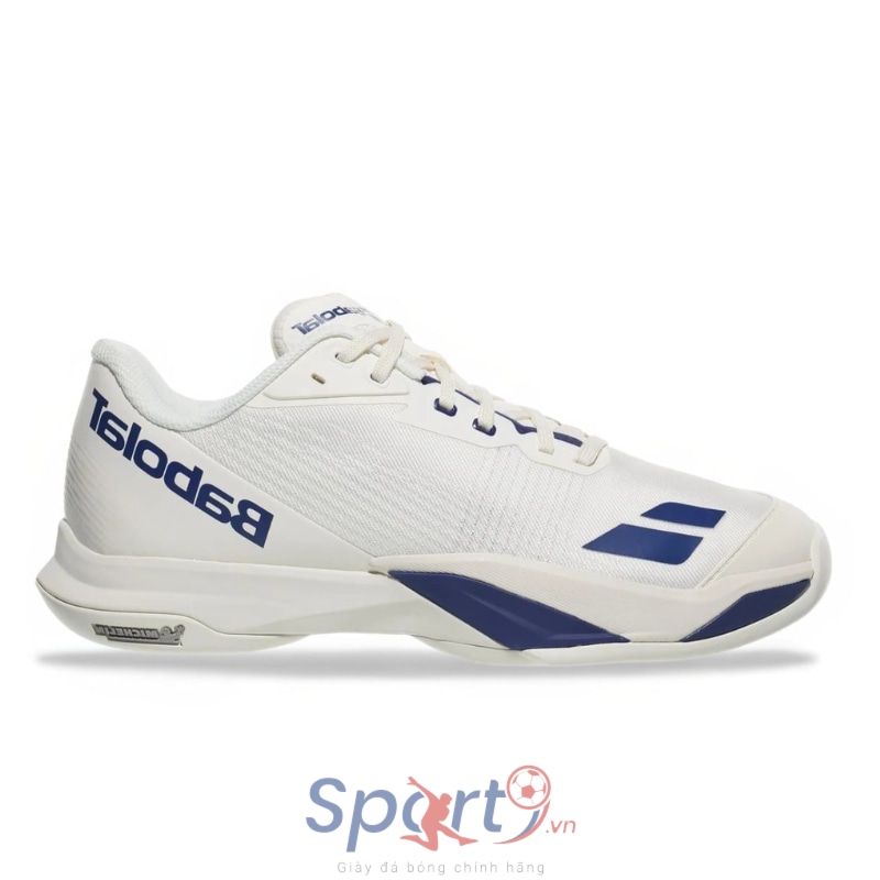 Giày Pickleball Babolat Jet Mach 4 All Court - Trắng/Xanh - BA30S26629B-1115