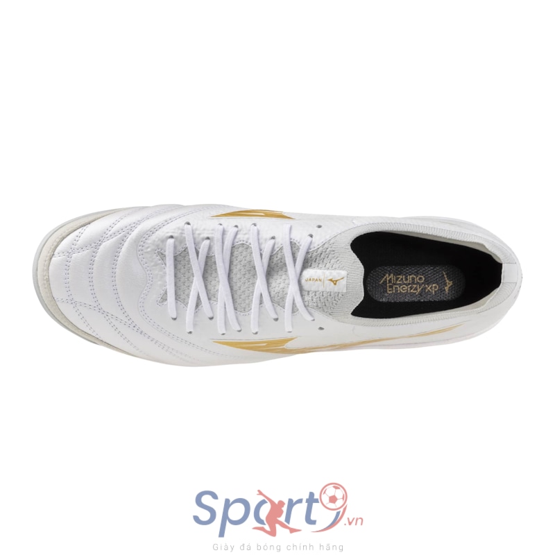 Mizuno Morelia Neo Sala Beta TF - Trắng/Vàng Gold - Q1GB264050