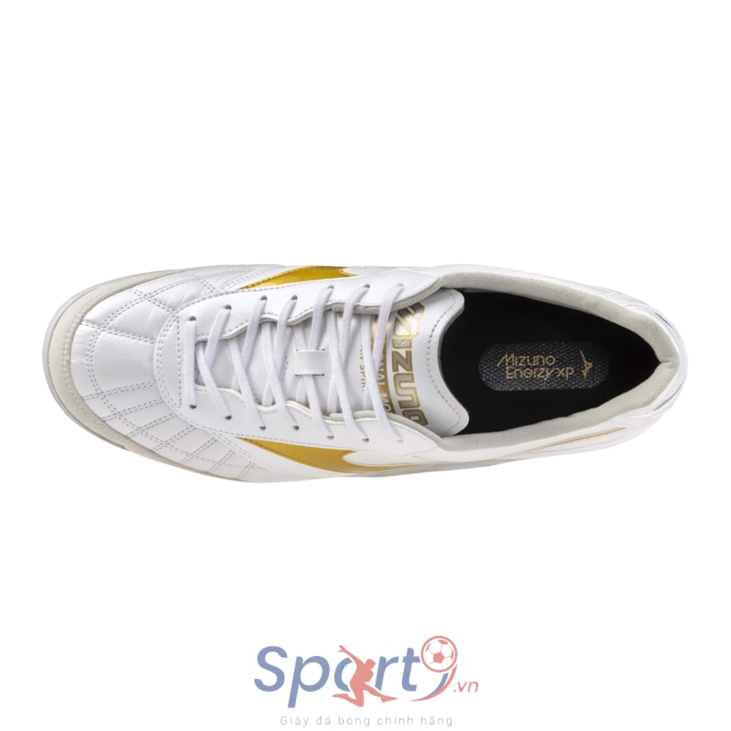 Mizuno Morelia Sala Japan TF - Trắng/Vàng Gold - Q1GB260250