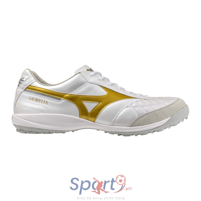 Mizuno Morelia Sala Japan TF - Trắng/Vàng Gold - Q1GB260250