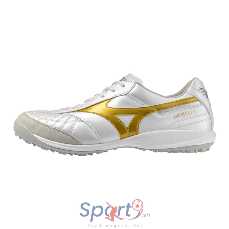 Mizuno Morelia Sala Japan TF - Trắng/Vàng Gold - Q1GB260250