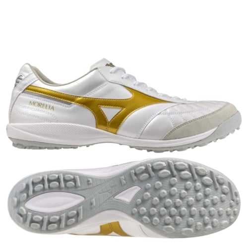 Mizuno Morelia Sala Japan TF - Trắng/Vàng Gold - Q1GB260250