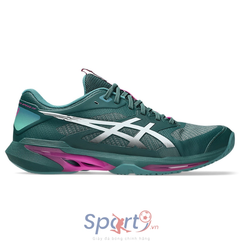 Giày Pickleball Asics Solution Speed FF 4 - 1041A532-300 - Xanh Rêu/Trắng