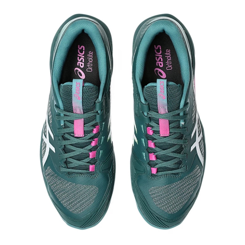 Giày Pickleball Asics Solution Speed FF 4 - 1041A532-300 - Xanh Rêu/Trắng