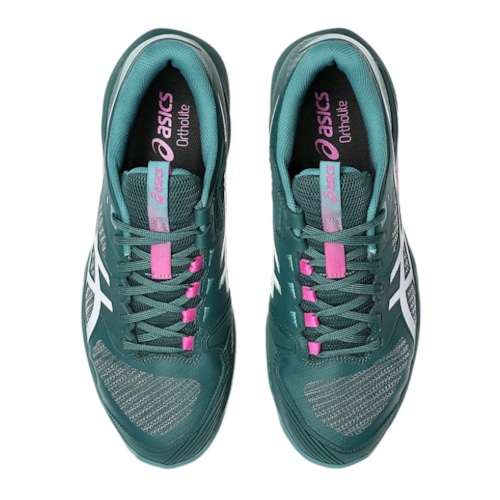 Giày Pickleball Asics Solution Speed FF 4 - 1041A532-300 - Xanh Rêu/Trắng