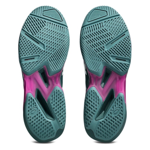 Giày Pickleball Asics Solution Speed FF 4 - 1041A532-300 - Xanh Rêu/Trắng