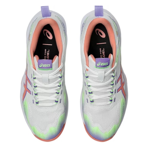 Giày Pickleball Asics Sonic Smash FF -  1042A311-100 - Trắng/Ổi