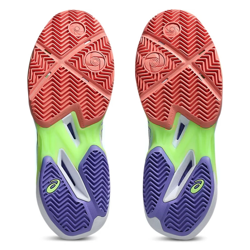 Giày Pickleball Asics Sonic Smash FF -  1042A311-100 - Trắng/Ổi