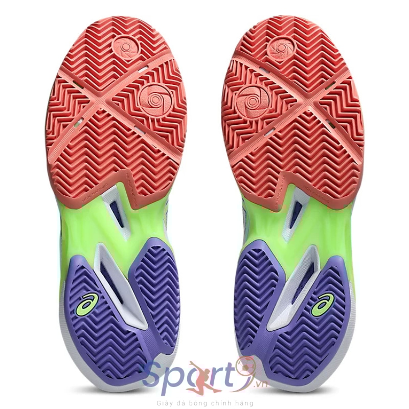 Giày Pickleball Asics Sonic Smash FF -  1042A311-100 - Trắng/Ổi