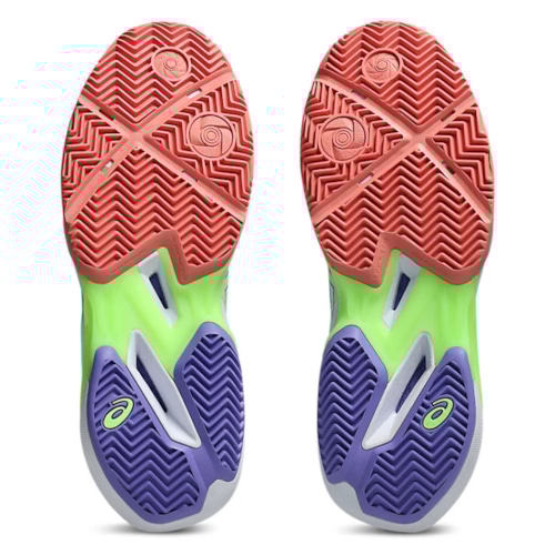 Giày Pickleball Asics Sonic Smash FF -  1042A311-100 - Trắng/Ổi