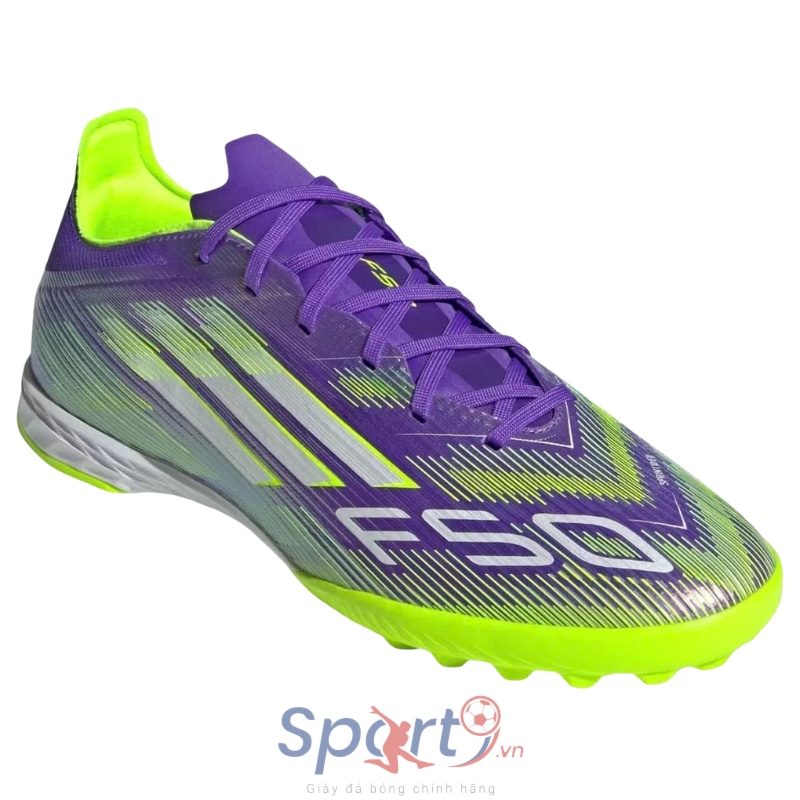 adidas F50 Pro TF - Tím/Trắng/Vàng - JH7665