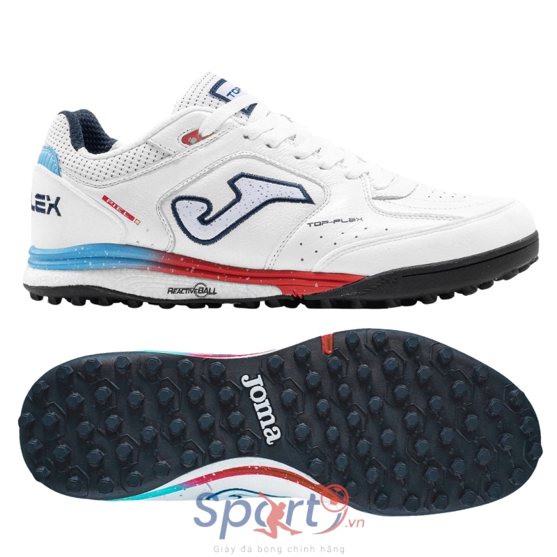 Joma Top Flex Rebound TF - Trắng/Đỏ - TORS2602TF
