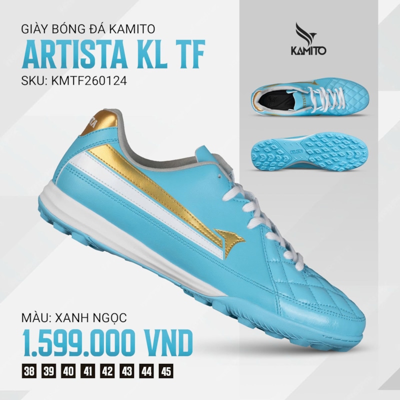 Kamito Artista KL TF - Màu Xanh Ngọc - KMTF260124 