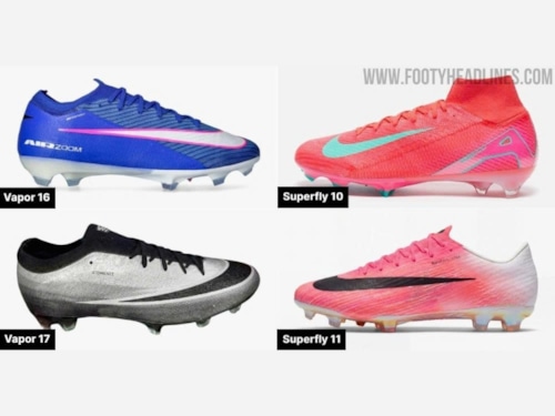 Rò rỉ Nike Mercurial 2026: Superfly và Vapor chính thức “chia đường”