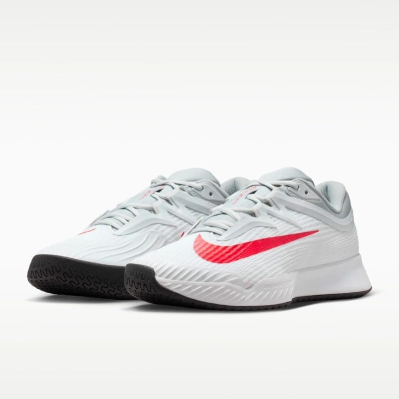 Giày pickleball Nike Court Air Zoom Vapor Pro 3 HC - FZ2161-109 - Trắng/Đỏ