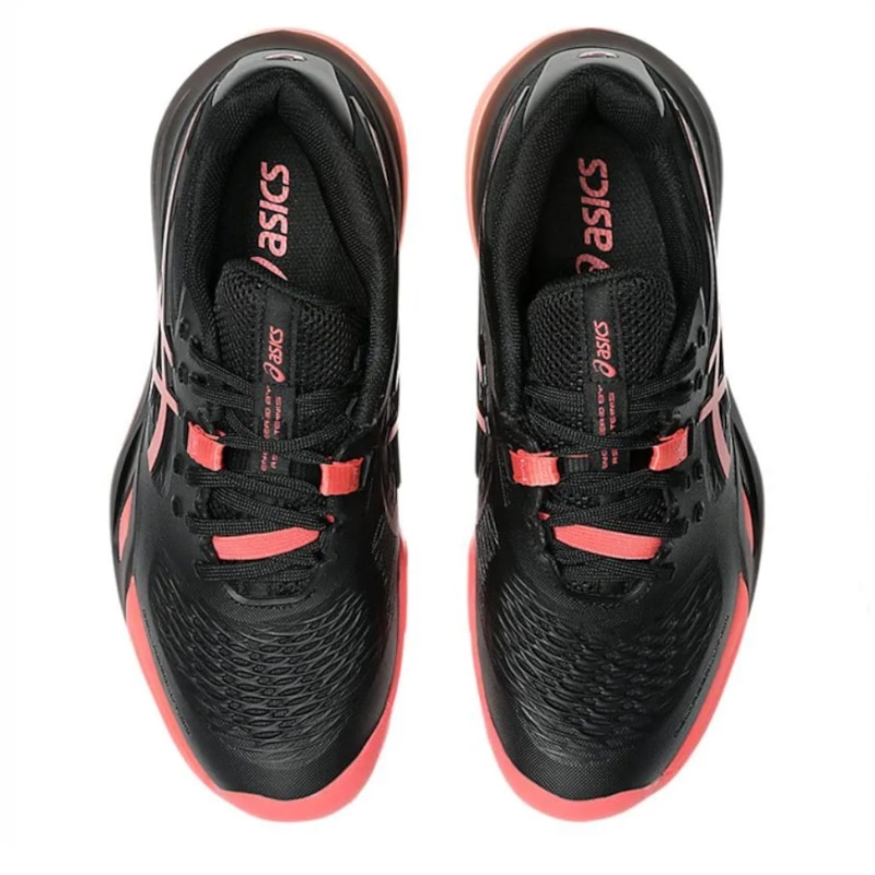 Giày pickleball Asics Gel Resolution X - 1042A279-001 - Đen/Cam