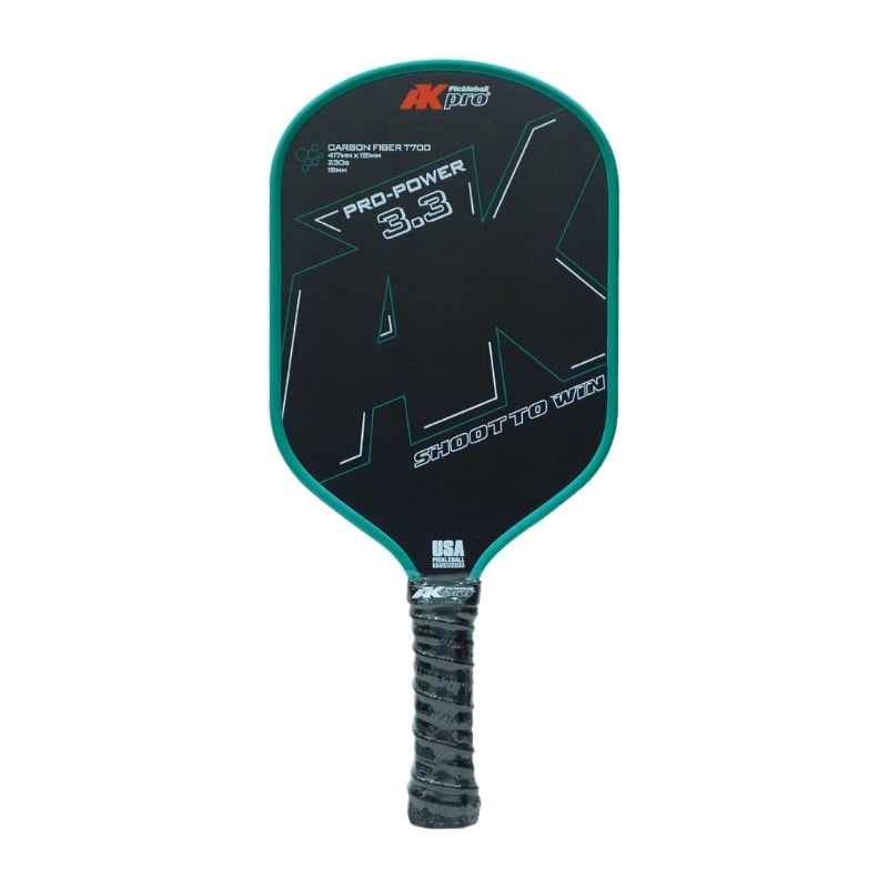 Vợt Pickleball Ak pro PRO-Power 3.3 - 16mm - Màu Xanh