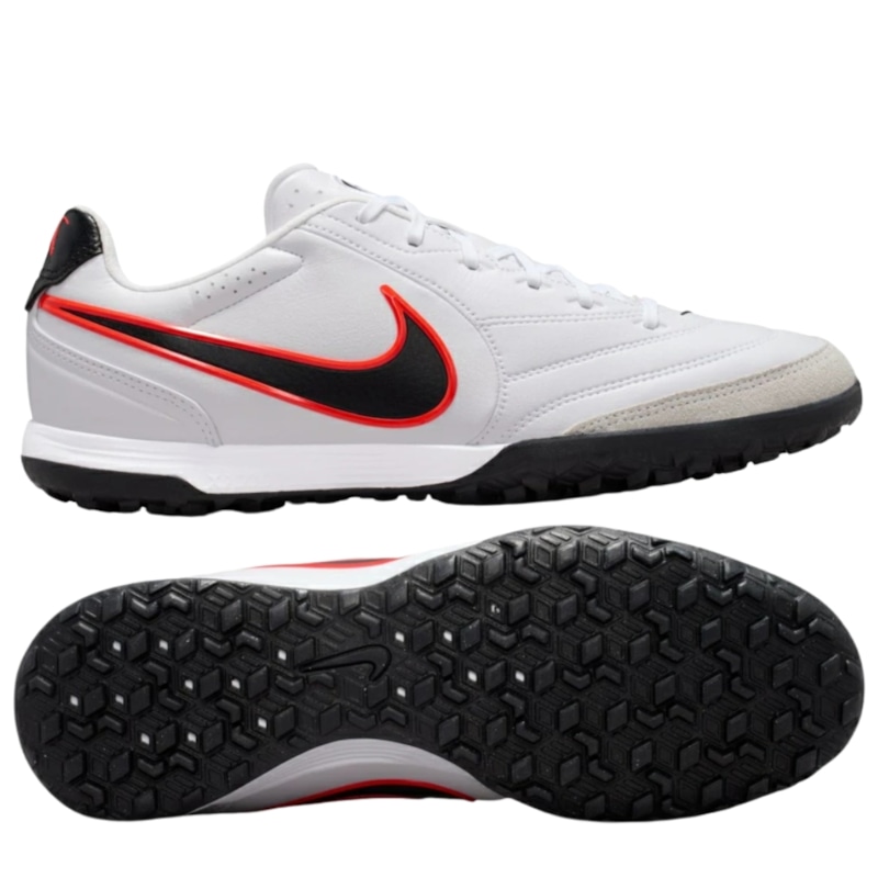 Nike Tiempo Ligera Pro TF - Trắng/Đỏ - IB4477-106
