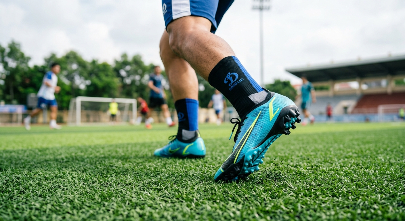 Giày đá bóng đế TF và AG trên sân cỏ nhân tạo