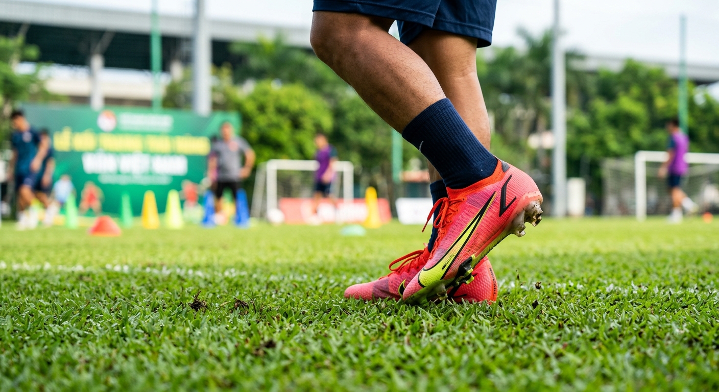 Cận cảnh giày đá bóng Nike Mercurial siêu nhẹ