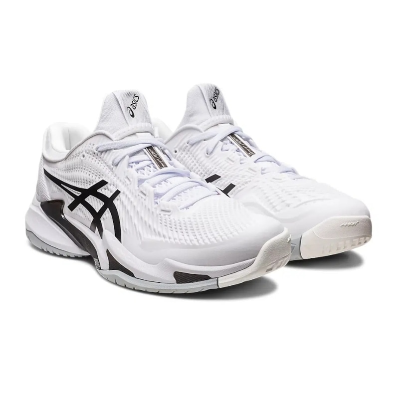 Giày Pickleball Asics Court FF 3 - 104A370-100 - Trắng/Đen