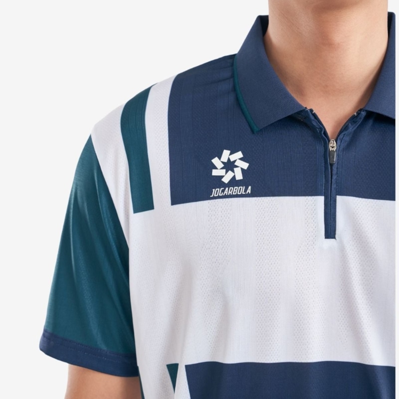 Áo Polo Jogarbola Kumho MJ-A4261 Màu Xanh